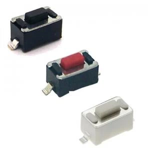 Chave TACT 5mm 2 terminal SMD 43.00.0027 CHAVE TACT RETANGULAR 5MM 2 TE 
