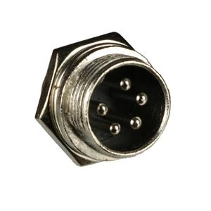 CONECTOR CIRCULAR 5  VIAS MACHO  19.00.0217 Macho 5 vias 