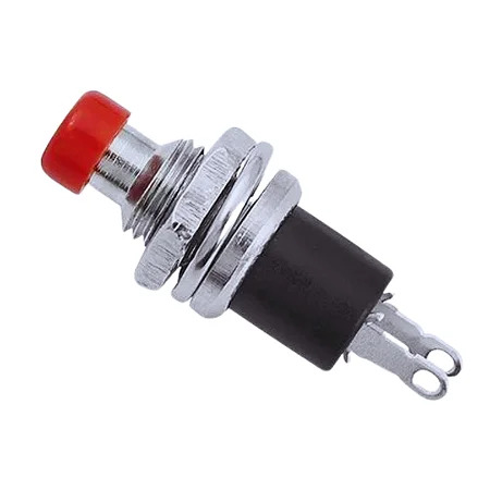 CHAVE PUSH BOTTON S/RETENCAO PBS-110 NF-VERMELHA HASTE LONGA 43.00.0295 CHAVE PUSH BOTTON S/RETENCAO V