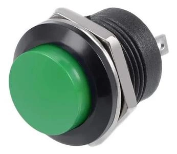 Chave Push button sem retenção R13 507 verde 43.00.0319 CHAVE PUSH BUTTON S/RETENCAO R 