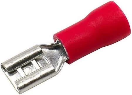 Terminal faston VM fêmea pré isolalento 1,5MM (6,3) Terminal faston VM f TERM. FASTON VM FEMEA P/ISOL.1 