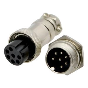 Conector circular 7 vias  19.00.0221 Conector circular 7 vias MACHO 