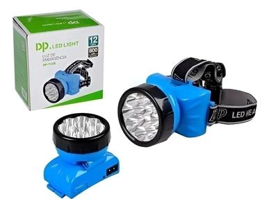 LANTERNA DE CABEÇA 12 LEDS RECARREGAVEL 722B LANTERNA DE CABEÇA 1 12 LEDS RECARREGAVEL 722B 