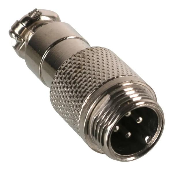 CONECTOR CIRCULAR MIKE 04 VIAS MACHO P/CABO-3162A 40.02.1201 04 VIAS MACHO P/CABO