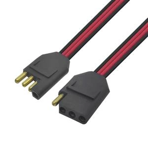 PLUG 4 VIAS ENGATE RAPIDO - FIO 1MM 41.00.3900  1MM 