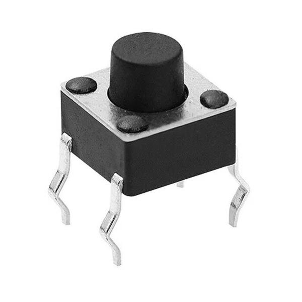 CHAVE TACT SMD 4,3MM 6X6MM 43.00.0400 SMD 4,3MM 6X6MM