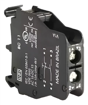 BLOCO DE CONTATO WEG BCLL11 1NA+1NF P/ CONT. CWL 14247666 53.00.0584 BCLL11 14247666 