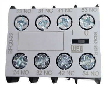 BLOCO DE CONTATO WEG AZ BFC0-22 2NA+2NF 12499353 53.00.3008 BFC0-22 12499353 