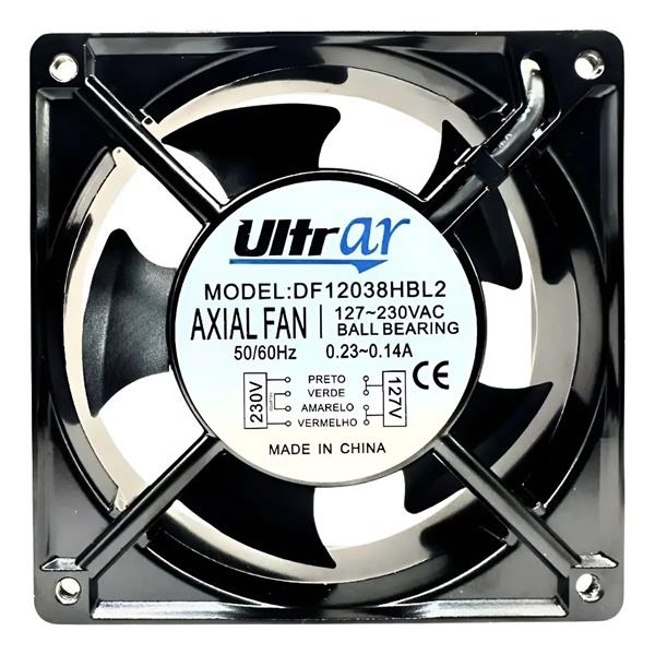 MICROVENTILADOR 120X120X38 110/220VAC 0.23/0.14A 40.00.0140 120X120X38 110/220V