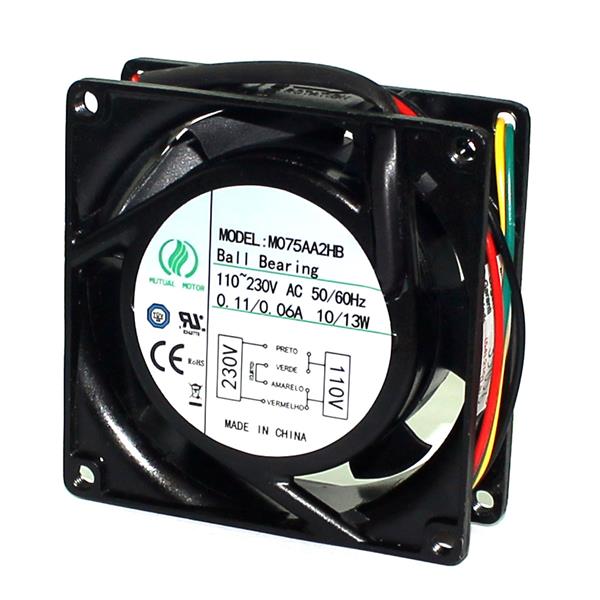 MICROVENTILADOR 80X80X25 110/220VAC 0.11/0.06A 40.00.0111  80X80X25 110/220V