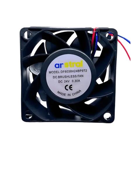 MICROVENTILADOR 60X60X38MM 24V 0.30A DF6038H24BP9T2 40.00.1004 60X60X38MM 24V