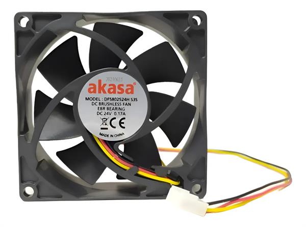MICROVENTILADOR 80X80X25 24V 0.17A DF802524HS3S 40.00.1125  80X80X25 24V
