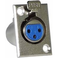 Xlr Jack Canonpara painel 3 vias