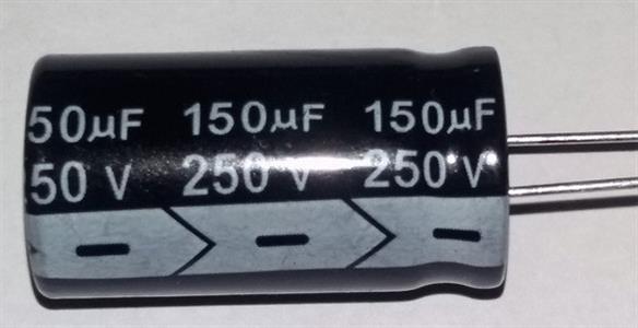 Capacitor Eletrolítico 150uf 04.00.00186 