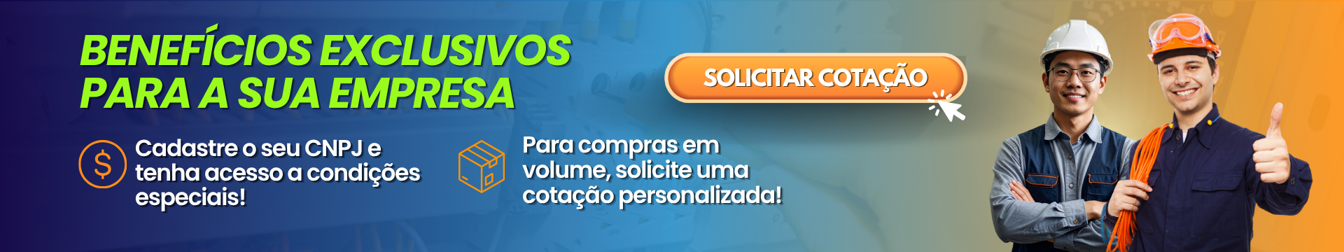 Condições especiais CNPJ