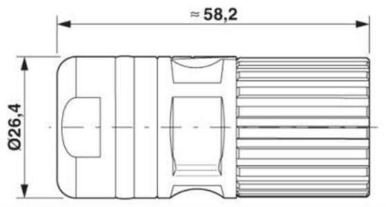 Conector CA-19S1N1280DN - 1619752 77.00.0269 1619752 