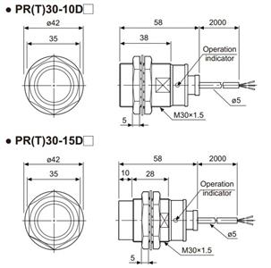 Sensor Indutivo PR30-10DP2 Autonics 55.00.0155 PR30-10DP2 