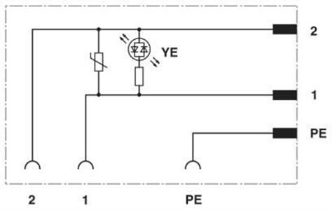Conector SACC-VB-3CON-M16/BI-1L-SV 24V - 1452233 53.00.2301 SACC-VB-3CON-M16/BI-1L-SV 1452 