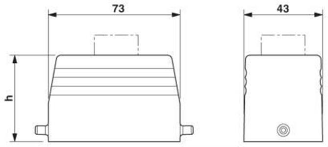 Caixa HC-B 10-TFL-45/O1M20G - 1604758 34.04.0183 1604758 