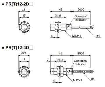 SENSOR INDUTIVO PRT12-2DC AUTONICS 55.00.0013 PRT12-2DC 