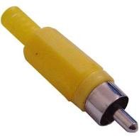 Plug RCA macho plástico 19.00.0017 