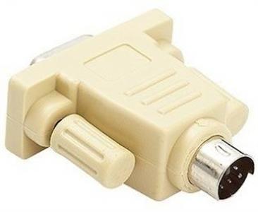 Adaptador DB09 Fêmea x Mini Din Macho 21.00.0007 DB-09 x MINI DIN 