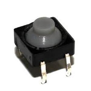 Chave TACT 8mmX8mm 4 e 2 terminal emborrachado 43.00.0275 CHAVE TACT 8MMX8MM 4 E 2 TERM. 