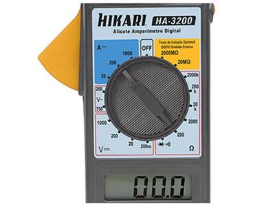 ALICATE AMPERIMETRO DIGITAL HA-3200 21N260 84.00.0002 HA-3200 21N260 