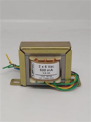 TRAFO 110/220V - 2X6V - 600MA 12.00.0013 2X6V - 600MA 