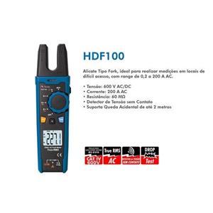 ALICATE AMPE DIGITAL TIPO FORK,6000 CONTAGENS,CAT IV-600V,TR 89.00.1022 HDF 100 