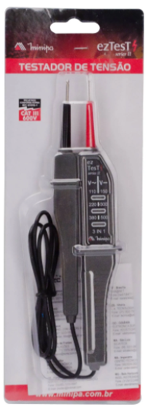 DETECTOR DE TENSÃO EZ TESTE II - MINIPA 16.16.1314  EZ TESTE II 