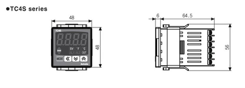 TC4S-24R Controlador de Temperatura Autonics 55.00.0508 TC4S-24R 