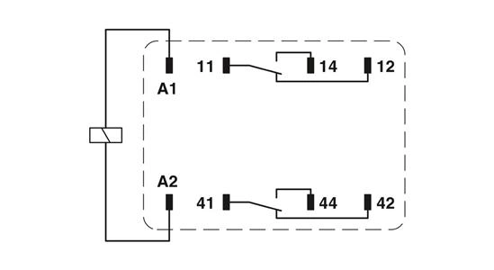 RELE REL-IR2/L-230AC/2X21 - 2903668  34.04.0497 2903668 