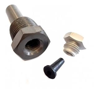 Poço Termométrico Full Gauge 34.71.0125 Poço de 30mm, Rosca de 1/2" NP 