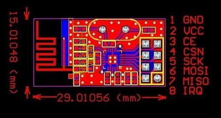 Mdulo NRF24L01 2.4Ghz