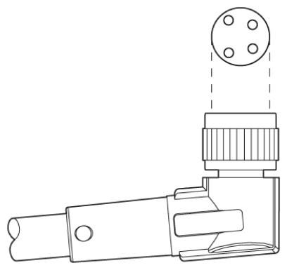 Cabo SAC-4P- 5,0-PUR/M 8FR - 1681897