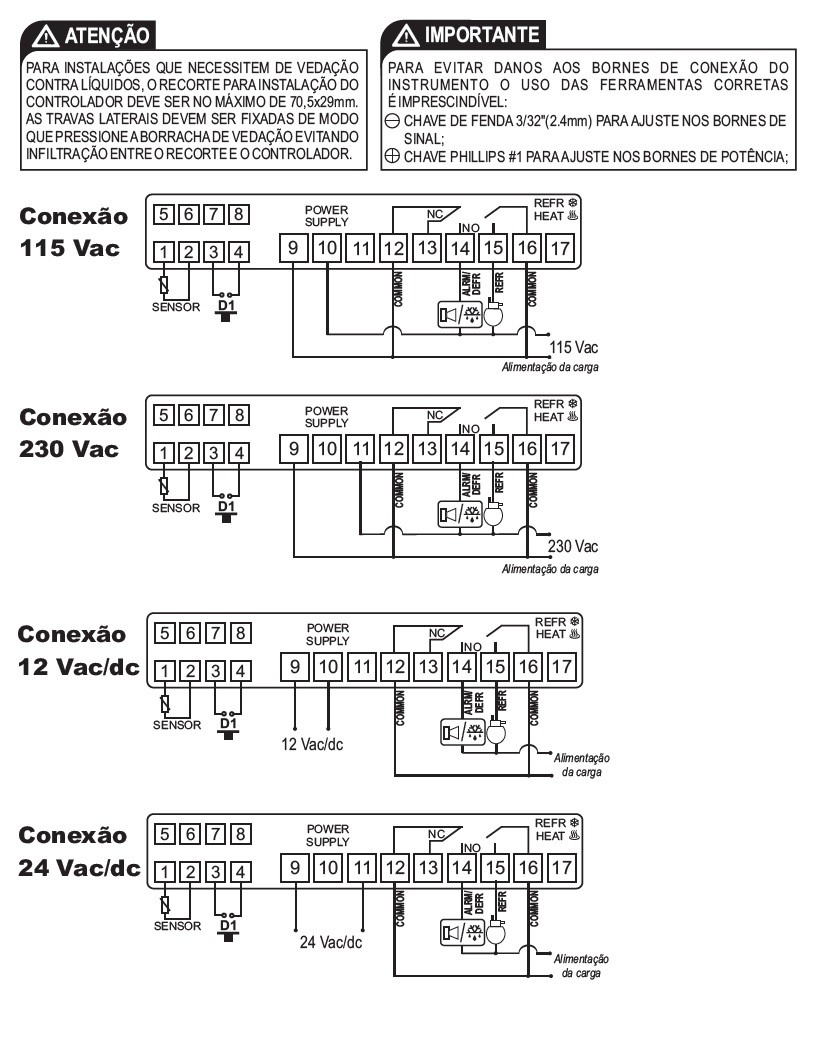 MT-514E Termostato Digital Full Gauge