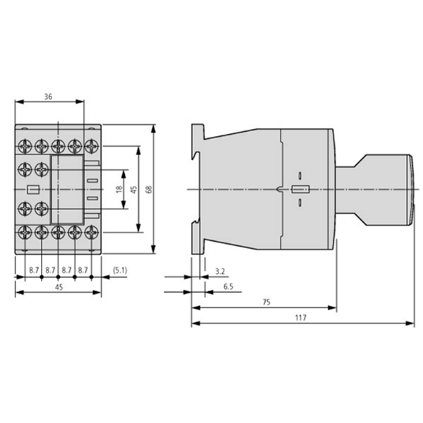 DILM12-10 220V50/60HZ - 276837 EATON