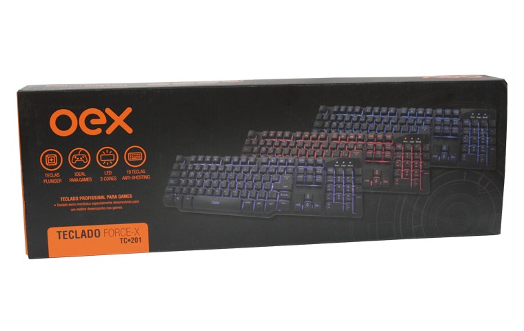 Teclado Force-X TC201