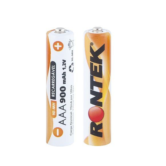 Bateria 1,2V 1000mAh AAA Recarregvel 