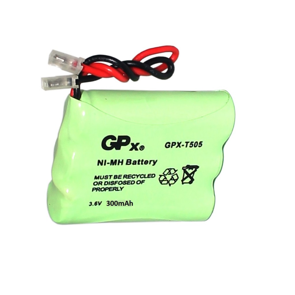 Bateria 3,6V 300mAh 2/3AAA Recarregvel 