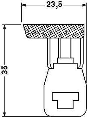 Borne de Conexo AKG 16 GNYE - 0423027