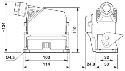 Conectores - HC-EVO-B16PT-BWSC-HH-M25-PLRBK - 1408793