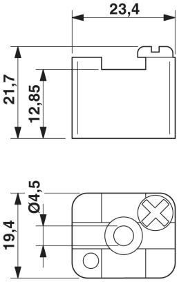 Suporte Plast.P/CONECTOR-ABS/SS 0404428