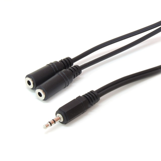  Cabo P2 Stereo x 2 JACK J2 Stereo - 3 Metros 