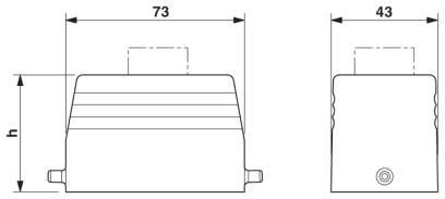 Caixa HC-B 10-TFL-45/O1M20G - 1604758