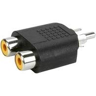 Adaptador 1 RCA M. X 2 RCA