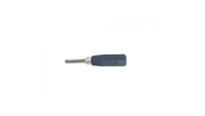 Plug banana mini - preto 2mm