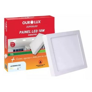 PLAFON LED SOBREPOR 18W BIV. 6500K QUAD.