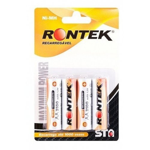 Bateria AA 1,2V 2500 MAH Recarregvel - 2325 
